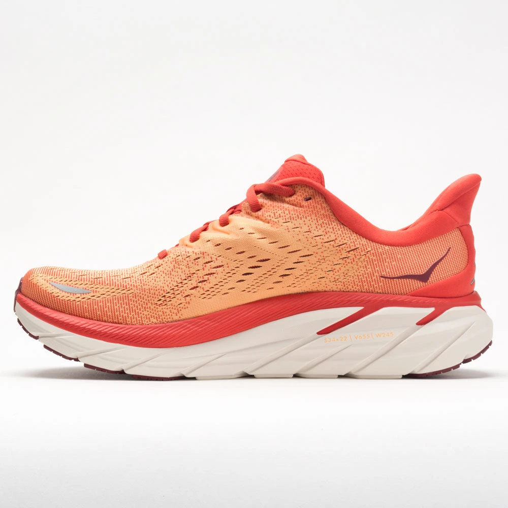 Hoka One One Clifton 8 Men's Fiesta/Blazing Orange 4 Hoka One One Clifton 8 Men's Fiesta/Blazing Orange - Image 2