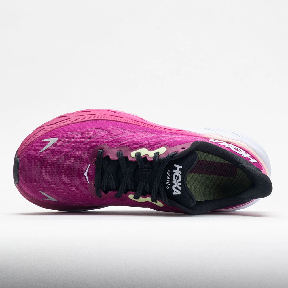 HOKA Arahi 6 Women's Festival Fuchsia/Ibis Rose 5 HOKA Arahi 6 Women's Festival Fuchsia/Ibis Rose - Image 3