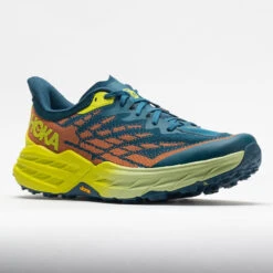 HOKA Speedgoat 5 Men's Blue Coral/Evening Primrose 12 HOKA Speedgoat 5 Men's Blue Coral/Evening Primrose -Fashion Shoe Store 047736 5