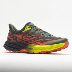 HOKA Speedgoat 5 Men's Thyme/Fiesta -Fashion Shoe Store 048562 5
