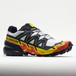 Salomon Speedcross 6 Men's White/Black/Empire Yellow 12 Salomon Speedcross 6 Men's White/Black/Empire Yellow -Fashion Shoe Store 048962 5