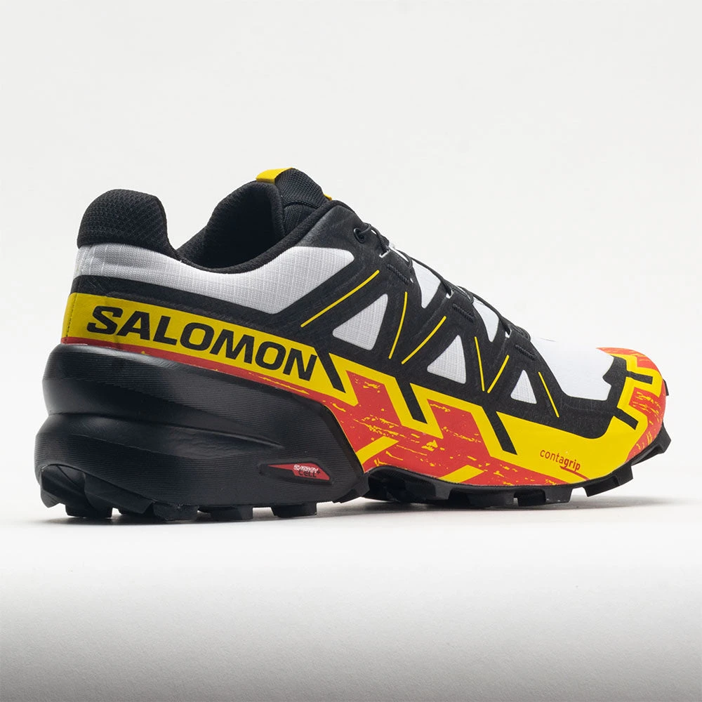 Salomon Speedcross 6 Men's White/Black/Empire Yellow 8 Salomon Speedcross 6 Men's White/Black/Empire Yellow - Image 6