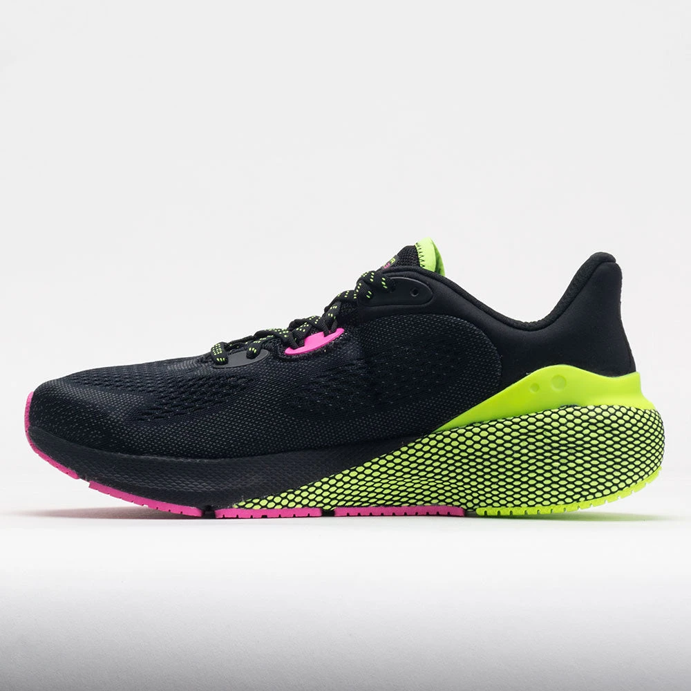 Under Armour HOVR Machina 3 Men's Black/Lime Surge/Rebel Pink 4 Under Armour HOVR Machina 3 Men's Black/Lime Surge/Rebel Pink - Image 2