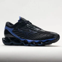 Mizuno Wave Prophecy 12 Men's Black Oyster/Blue Ashes -Fashion Shoe Store 049752 5