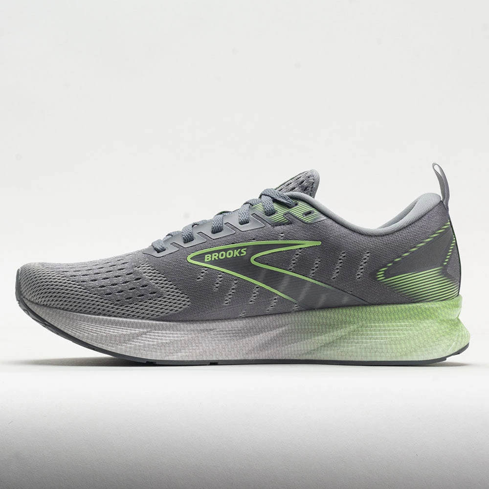 Brooks Levitate 6 Men's Primer Grey/Neon Green 4 Brooks Levitate 6 Men's Primer Grey/Neon Green - Image 2