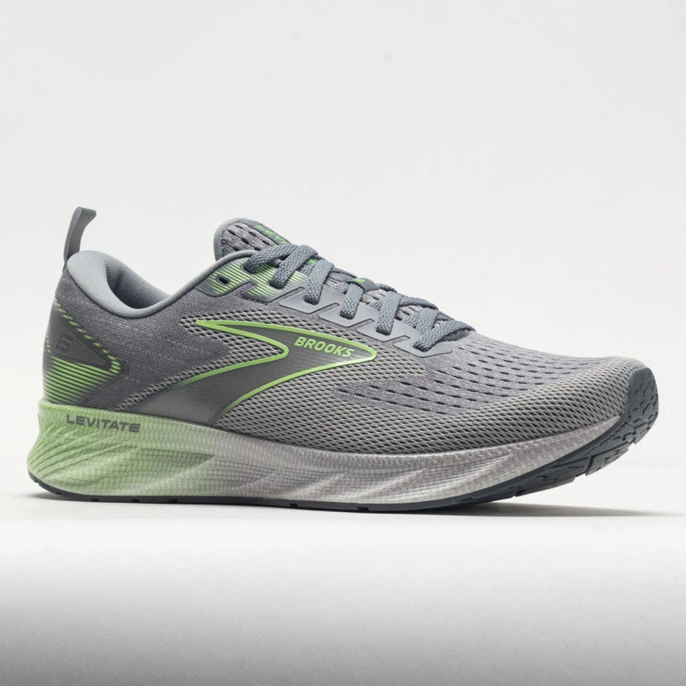 Brooks Levitate 6 Men's Primer Grey/Neon Green 7 Brooks Levitate 6 Men's Primer Grey/Neon Green - Image 5