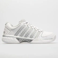 K-Swiss Hypercourt Express Leather Women's White/Silver/Glacier Gray