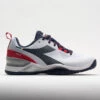 Diadora Blushield Torneo 2 AG Men's White/Blue Corsair/Fiery Red
