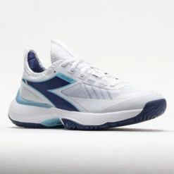 Diadora Finale AG Women's White/Blue Print -Fashion Shoe Store 117033 5