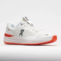 On Running On The Roger Pro Clay Men's White/Flame -Fashion Shoe Store 117241 5