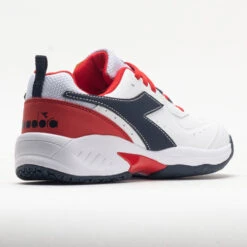 Diadora Challenge 5 SL Junior White/Blue Corsair/Fiery Red -Fashion Shoe Store 121359 6
