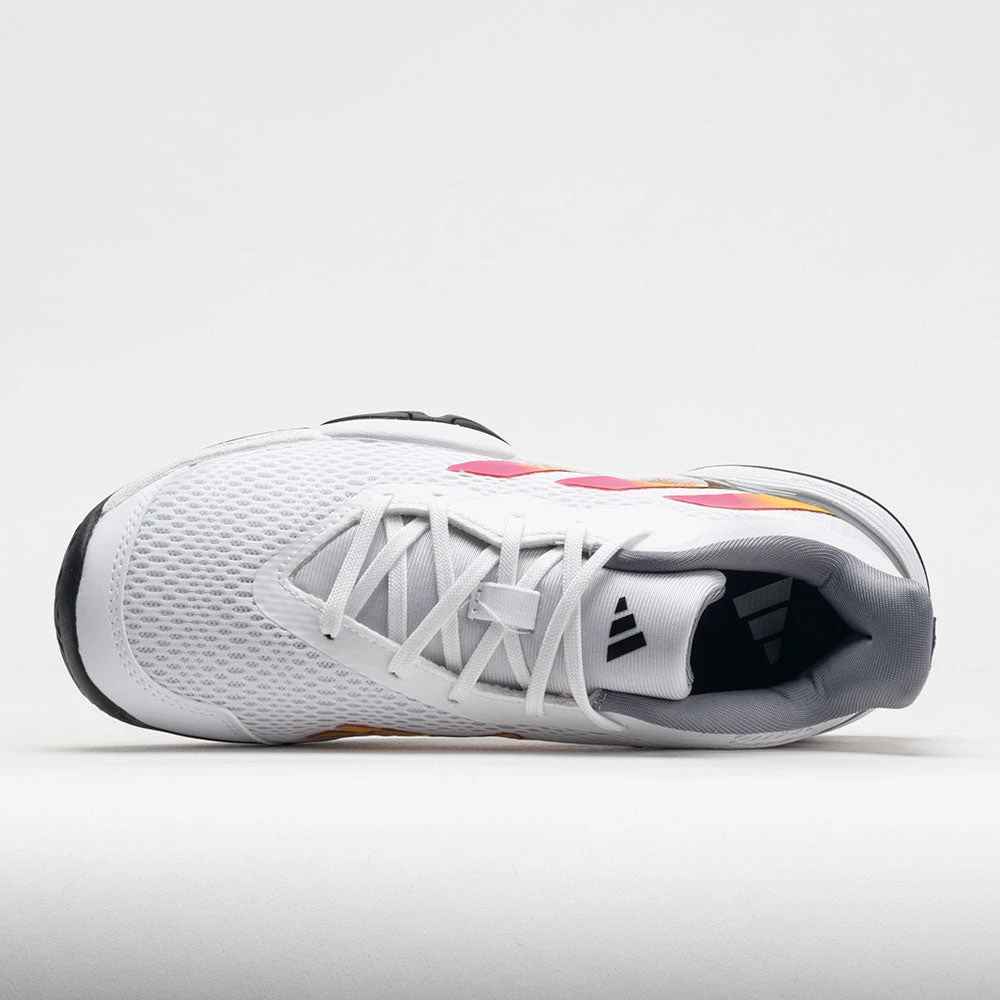 Adidas Barricade Junior White/Solar Gold/Lucid Fuchsia 5 Adidas Barricade Junior White/Solar Gold/Lucid Fuchsia - Image 3