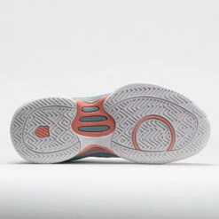 K-Swiss Hypercourt Express 2 Junior Blanc De Blanc/Nile Blue/Desert -Fashion Shoe Store 121383 4