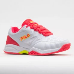Fila Axilus Energized 2 Junior White/Diva Pink/Safety Yellow -Fashion Shoe Store 121422 5