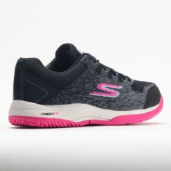 Skechers Viper Court Women's Black/Pink -Fashion Shoe Store 370029 6