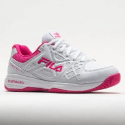 Fila Double Bounce 3 Women's White/White/Pink Glo -Fashion Shoe Store 370042 5