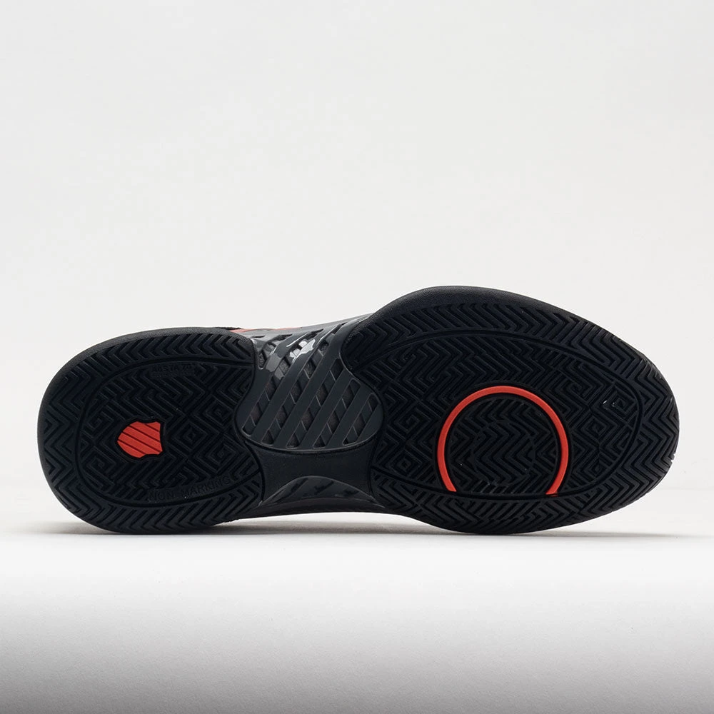 K-Swiss Express Light Pickleball Men's Steel Gray/Jet Black/Orange 6 K-Swiss Express Light Pickleball Men's Steel Gray/Jet Black/Orange - Image 4