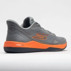 Skechers Viper Court Pro Men's Grey/Orange -Fashion Shoe Store 370104 6