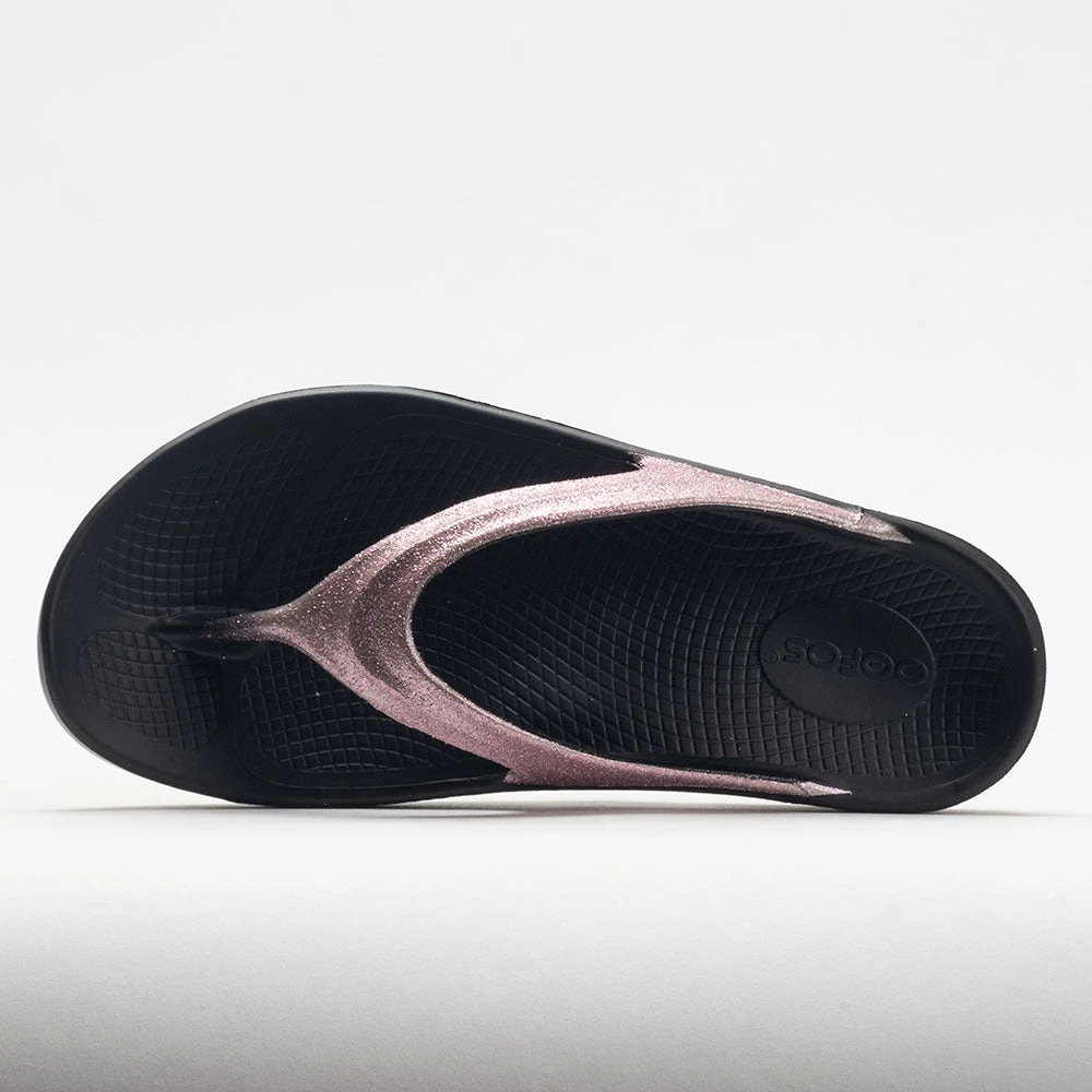 OOFOS OOlala Luxe Women's Rose Sparkle 4 OOFOS OOlala Luxe Women's Rose Sparkle - Image 2