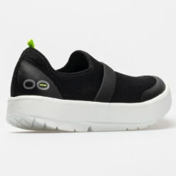 OOFOS OOmg Low Women's White/Black -Fashion Shoe Store 630883 6