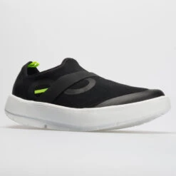 OOFOS OOmg Low Men's Black/White -Fashion Shoe Store 630897 5