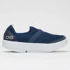 OOFOS OOmg Low Women's White/Navy -Fashion Shoe Store 631140 3