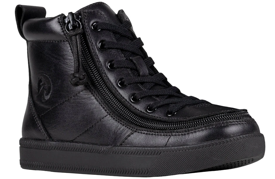 Black To The Floor Leather BILLY Classic Lace Highs 3 Black To The Floor Leather BILLY Classic Lace Highs