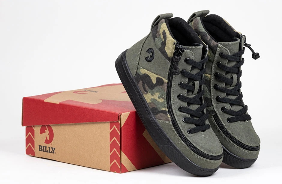 Olive Camo BILLY Street High Tops 9 Olive Camo BILLY Street High Tops - Image 7