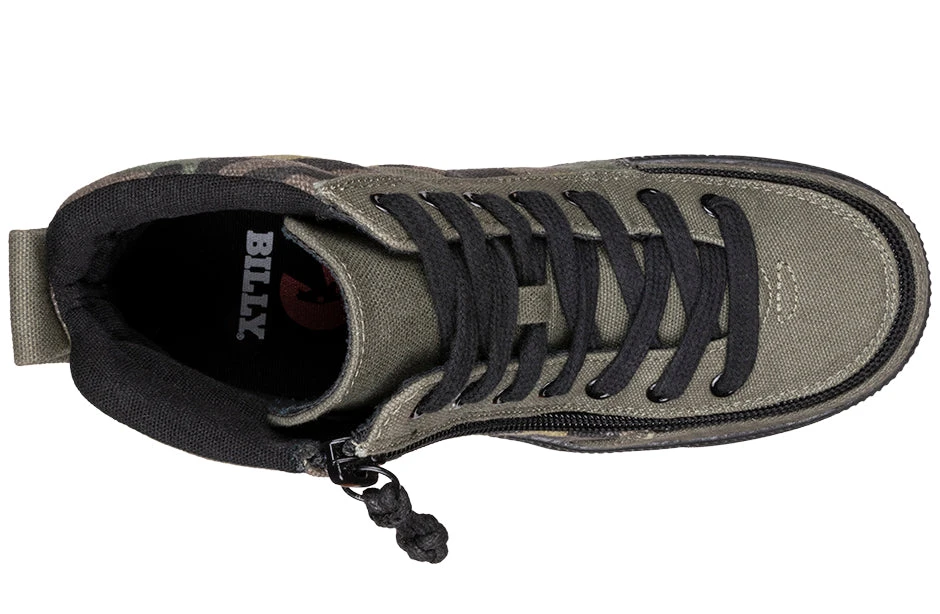Olive Camo BILLY Street High Tops 5 Olive Camo BILLY Street High Tops - Image 3