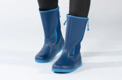 FINAL SALE - Navy BILLY Rain Boots -Fashion Shoe Store BK21323 410 studio standing 2 940x614 7da377e6 ad07 4dee b786 69a23c1407e8