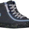 FINAL SALE - Charcoal/Blue Speckle BILLY Classic Lace High Tops 2 FINAL SALE - Charcoal/Blue Speckle BILLY Classic Lace High Tops -Fashion Shoe Store BK22100 021 45 lateral 940x614 57318947 9109 4418 85dc 43253841536c