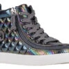 Graphite Rainbow BILLY Classic Quilt High Tops -Fashion Shoe Store BK22339 961 45 lateral 940x614 94c98e5b a690 49d5 aca4 f21d7cfcfcc9