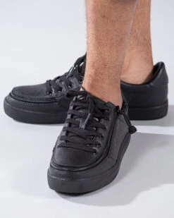 FINAL SALE - Men's Black To The Floor BILLY Low Sneakers -Fashion Shoe Store BM20003 002 Studio2 704x880 1
