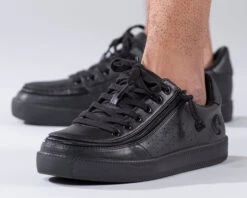 FINAL SALE - Men's Black To The Floor BILLY Low Sneakers -Fashion Shoe Store BM20003 002 Studio3 880x704 1