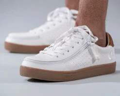 FINAL SALE - Men's White BILLY Low Sneakers 17 FINAL SALE - Men's White BILLY Low Sneakers -Fashion Shoe Store BM20003 100 Studio3 880x704 1