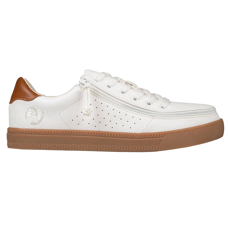 FINAL SALE - Men's White BILLY Low Sneakers 4 FINAL SALE - Men's White BILLY Low Sneakers - Image 2