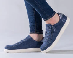 FINAL SALE - Women's Steel Blue BILLY Classic Lace Lows -Fashion Shoe Store BW20301 400 Studio1 880x704 1