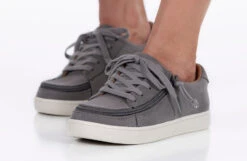 FINAL SALE - Women's Charcoal BILLY Sneaker Low Tops -Fashion Shoe Store BW21328 021 studio standing 2 940x614 00d2b6f6 f21c 40c6 bf40 a7a35e97409c