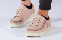 FINAL SALE - Women's Blush BILLY Sneaker Low Tops -Fashion Shoe Store BW21328 660 studio standing 2 940x614 e3e0b025 b451 4539 9dbd 346778790808