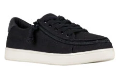 FINAL SALE - Women's Black Canvas BILLY Sneaker Low Tops