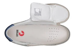 FINAL SALE - Women's White (Navy Mustache) BILLY Sneakers -Fashion Shoe Store BW22128 101 open 940x614 ebb4b9d5 2821 4289 8342 ac843fd221c8