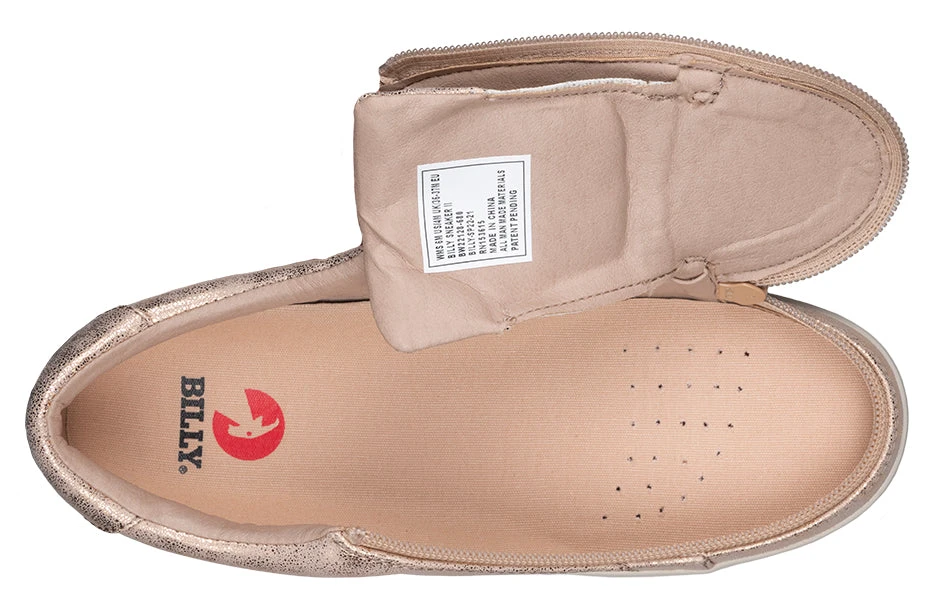 FINAL SALE - Women's Rose Gold BILLY Sneakers 6 FINAL SALE - Women's Rose Gold BILLY Sneakers - Image 4