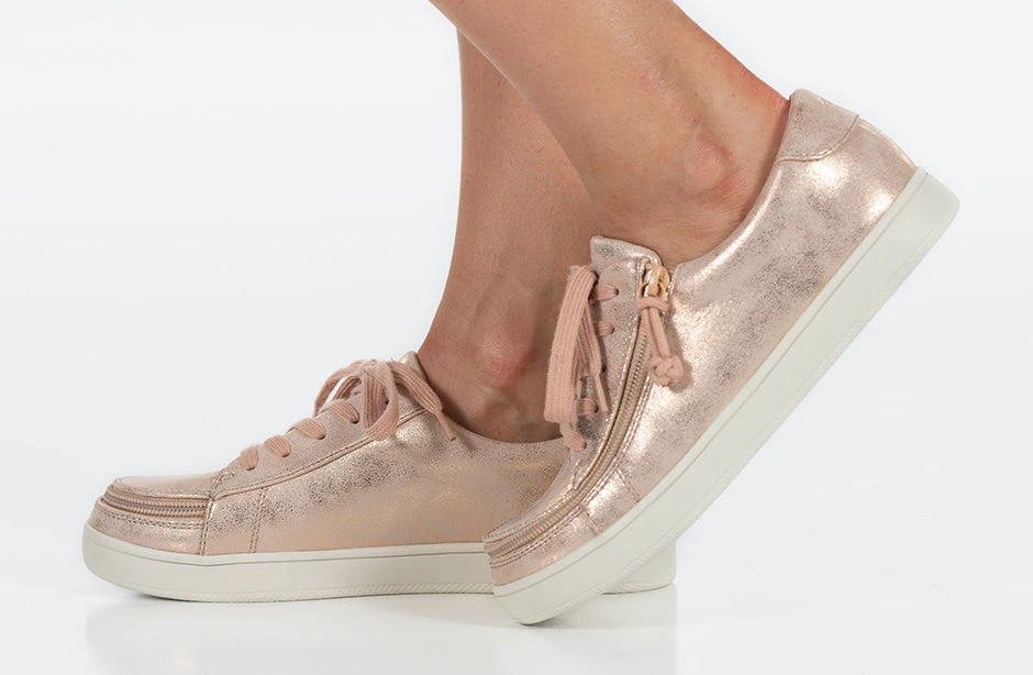 FINAL SALE - Women's Rose Gold BILLY Sneakers 11 FINAL SALE - Women's Rose Gold BILLY Sneakers - Image 9