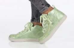 FINAL SALE - Women's Cucumber Green BILLY Sneaker Lace Mid Tops -Fashion Shoe Store BW22135 330 studio standing 1 940x614 341a8e67 440d 41e7 a9e2 5e5ebe85d9df