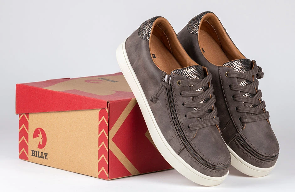 FINAL SALE - Women's Espresso BILLY Sneaker Low Tops 10 FINAL SALE - Women's Espresso BILLY Sneaker Low Tops - Image 8