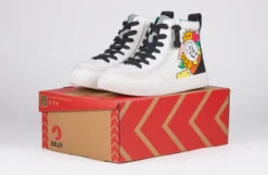 UNI Love White Multi BILLY Classic Lace High Tops -Fashion Shoe Store bk22100 199 on box 1 940x614 52663903306 o