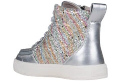 Silver Rainbow BILLY Classic Lace High Tops -Fashion Shoe Store bk23100 041 45 medial 940x614 52550208419 o