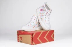 Rainbow Polka BILLY Classic Lace High Tops -Fashion Shoe Store bk23100 111 onbox 3 940x614 52489754140 o