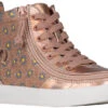 Rose Gold Daisy BILLY Classic Lace High Tops -Fashion Shoe Store bk23100 680 45 lateral 940x614 52550267364 o