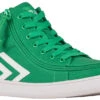 Men's Green/White BILLY CS Sneaker High Tops -Fashion Shoe Store bm23142 320 45 lateral 940x614 52454341568 o